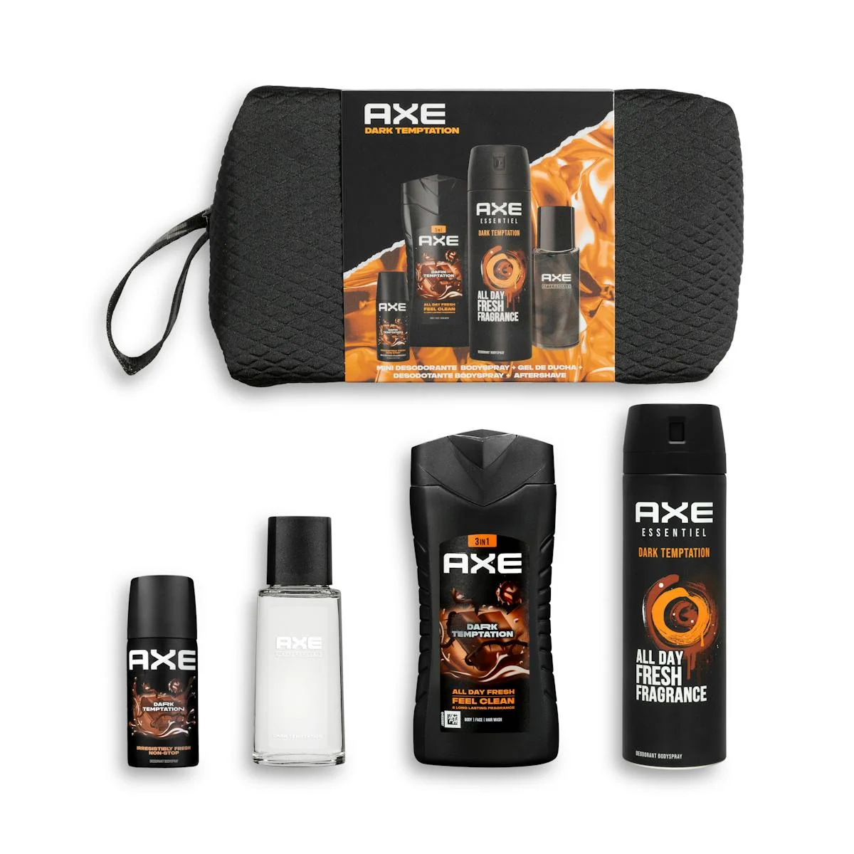 Dark Temptation men's body set Axe