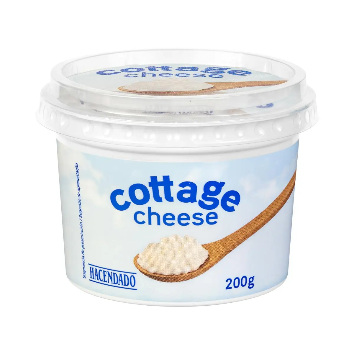 Cottage semi-skimmed fresh cow cheese Hacendado