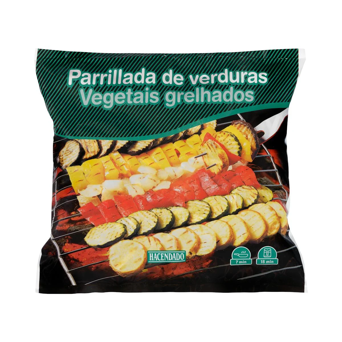 Mixed grilled vegetables deep frozen Hacendado