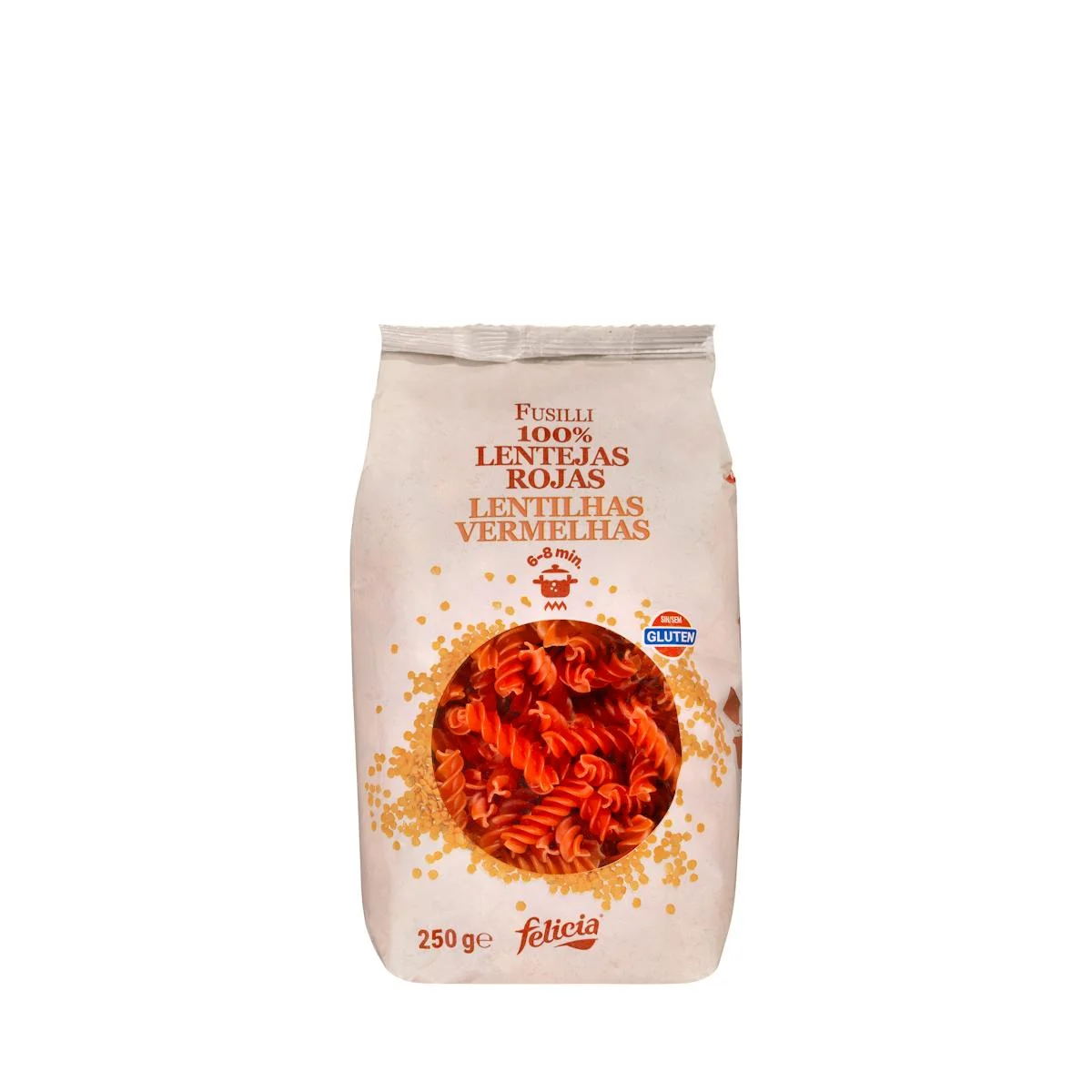 Fusilli aus 100% roten Linsen Felicia