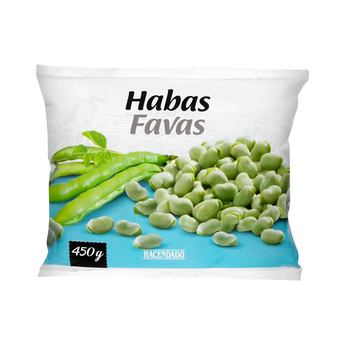 Feine Saubohnen Hacendado, tiefgefroren