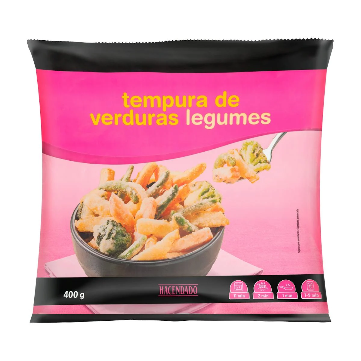 Tiefgefrorenes Tempura-Gemüse Hacendado