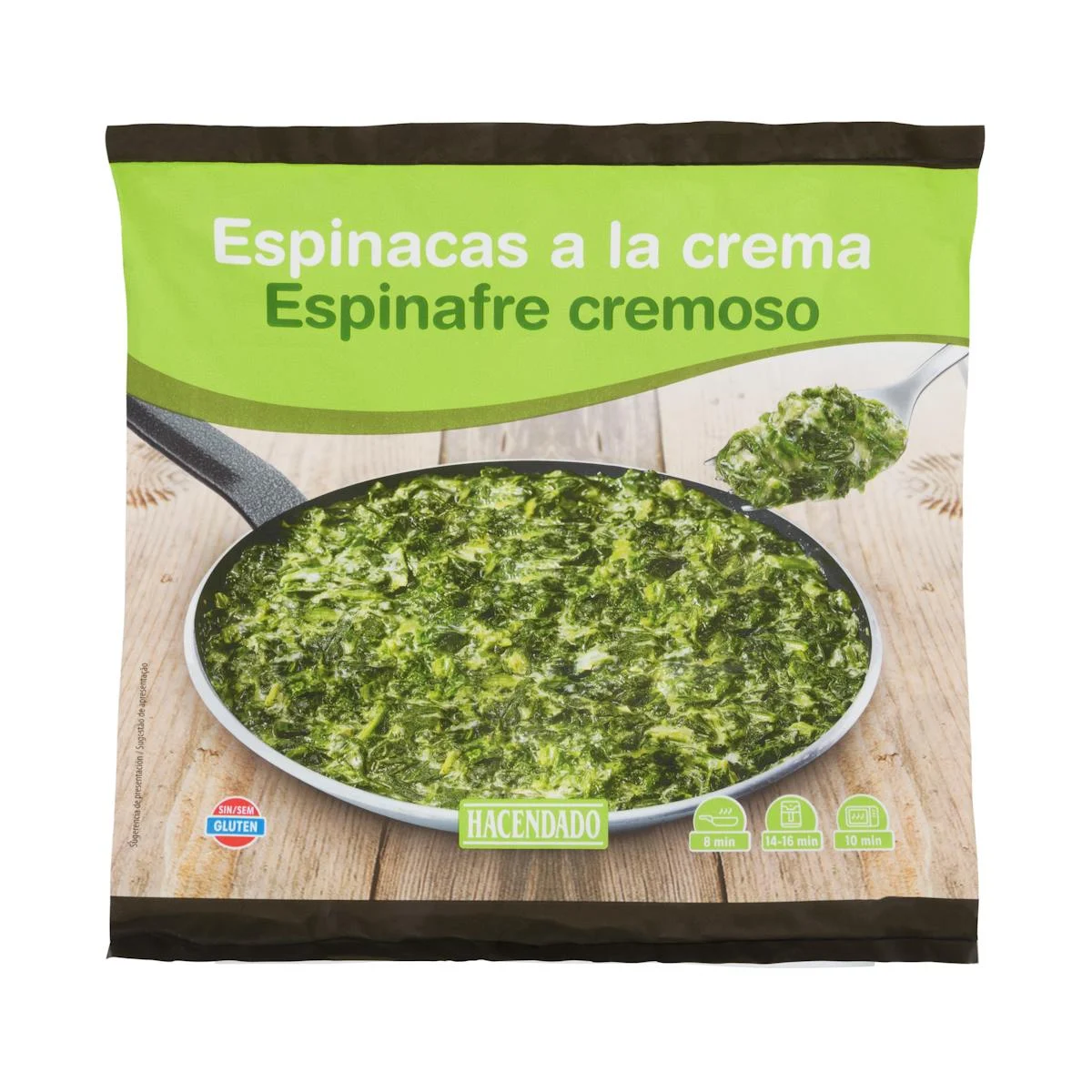 Rahmspinat Hacendado, tiefgefroren