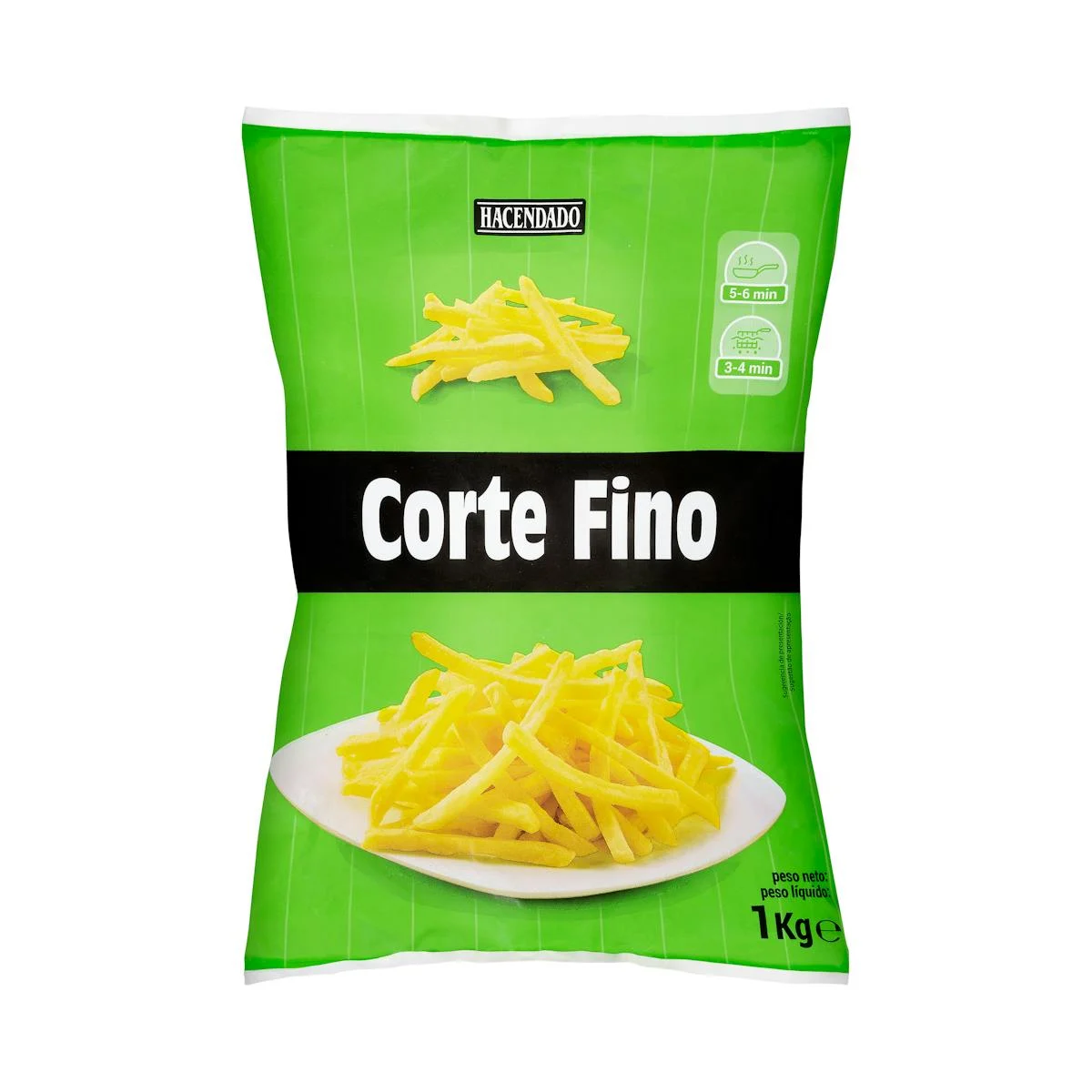 Dünne Pommes frites Hacendado, tiefgefroren