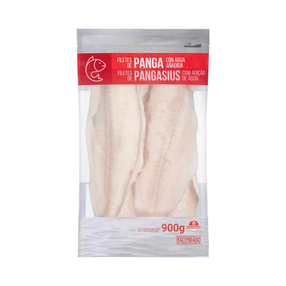 Deep-frozen catfish fillets Hacendado