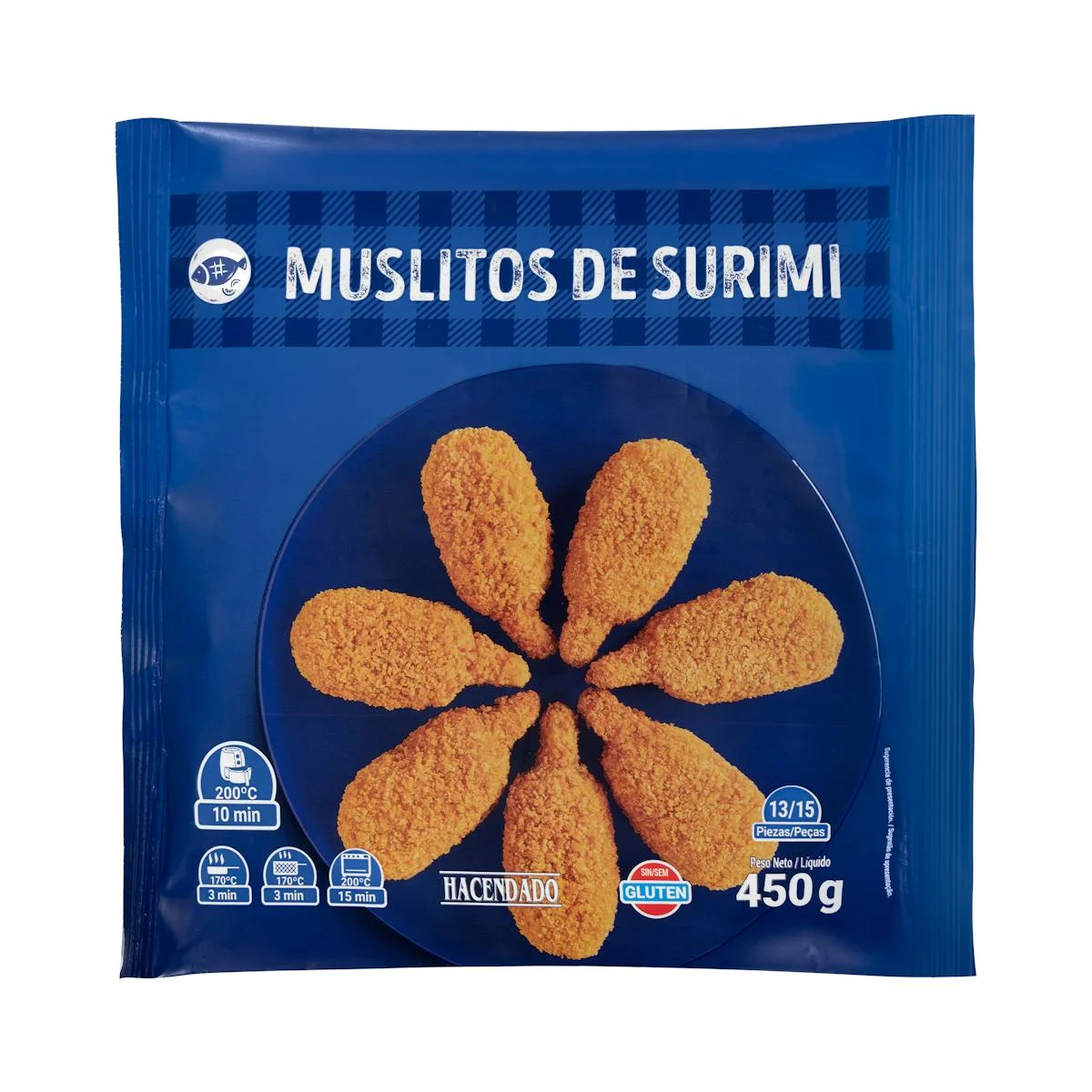Cuixetes de surimi Hacendado ultracongelades