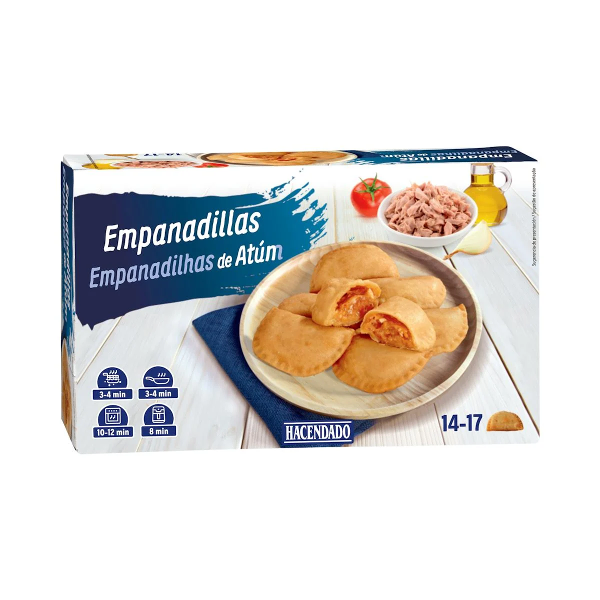 Empanadillas au thon surgelées Hacendado