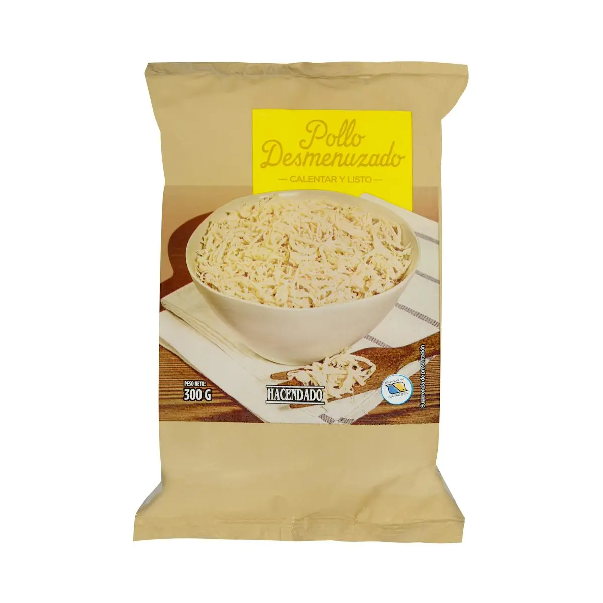 Frozen shredded chicken