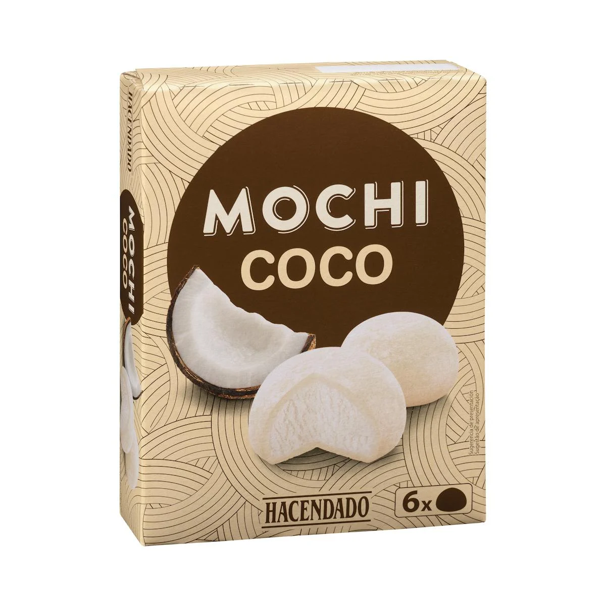 Кокосове морозиво Mochi Hacendado