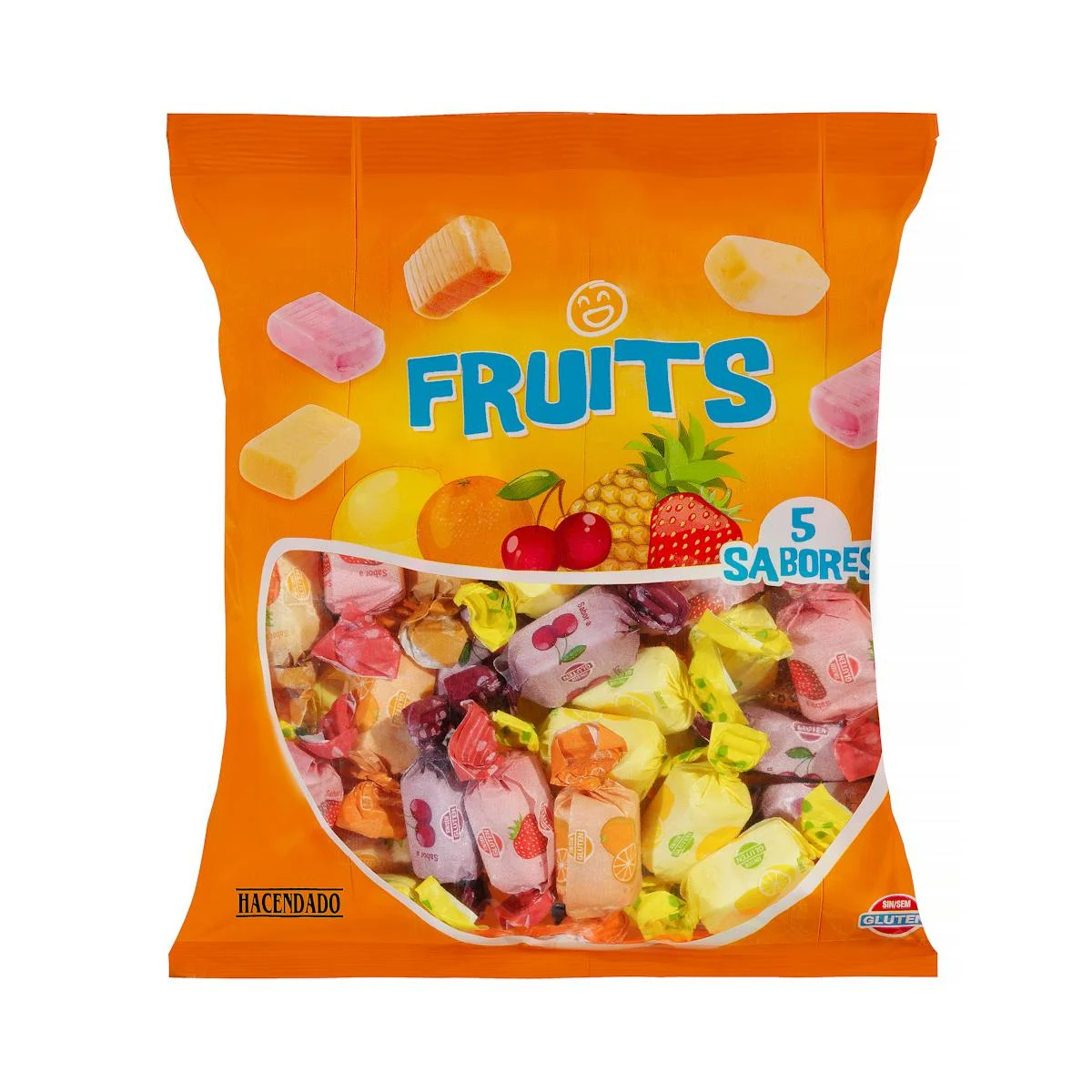 Weiche Fruchtbonbons Fruits Hacendado