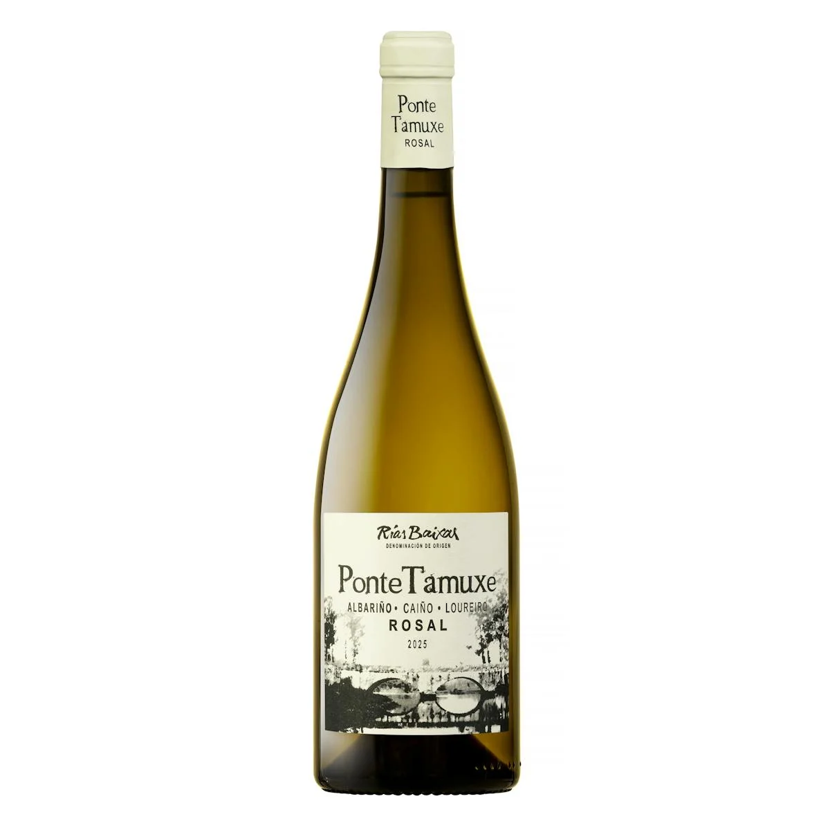 Vin blanc Albariño Ponte Tamuxe DO Rías Baixas