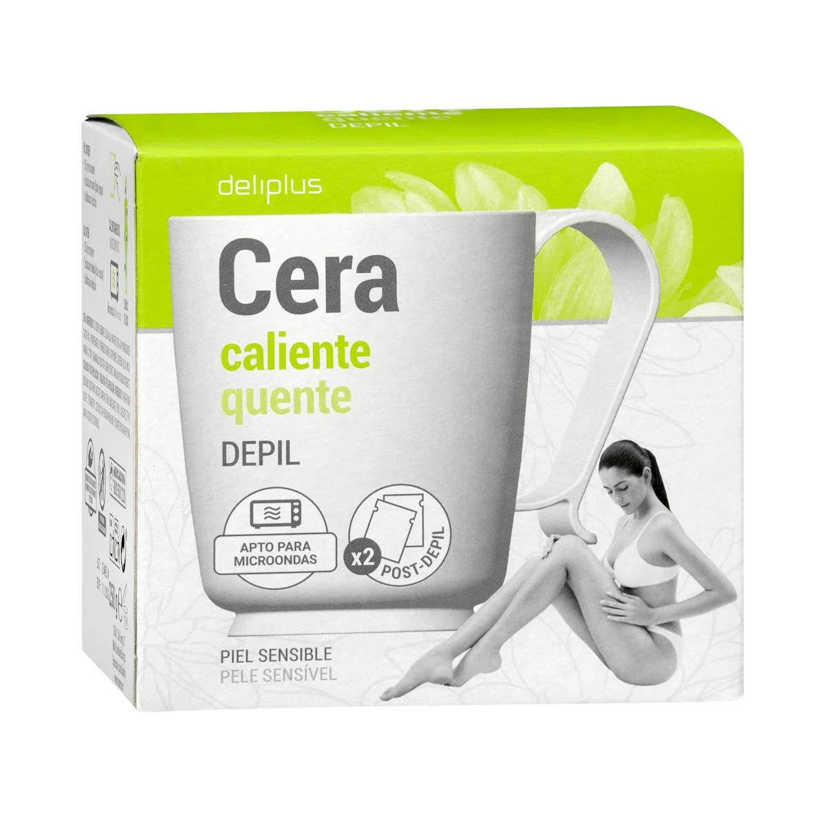 Jarred hot wax sensitive skin Deliplus