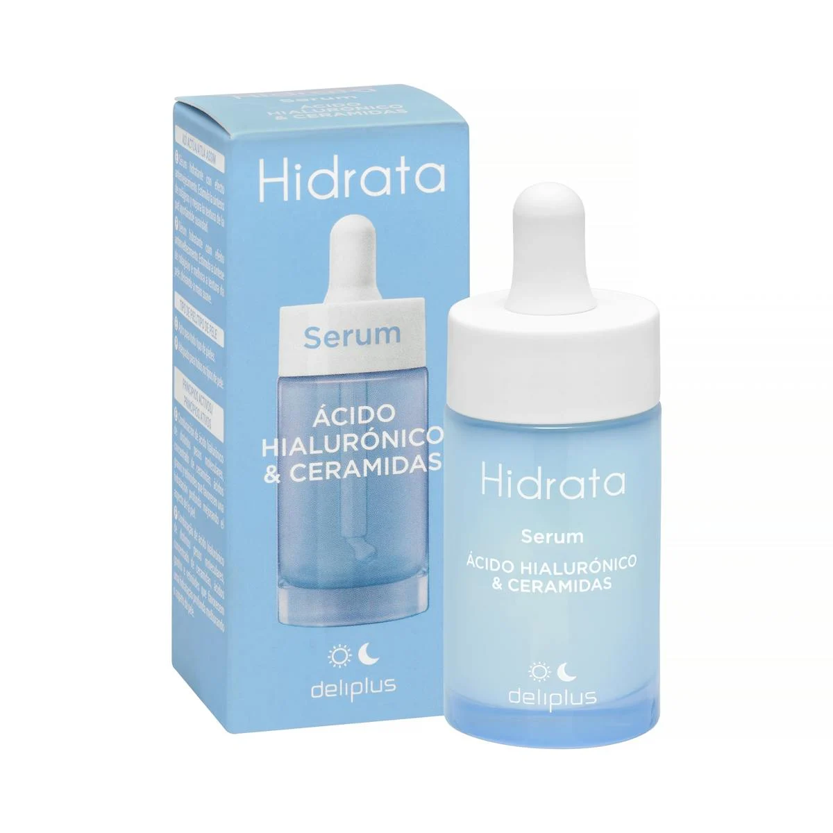 Sérum visage hydratant à l’acide hyaluronique et aux céramides Deliplus