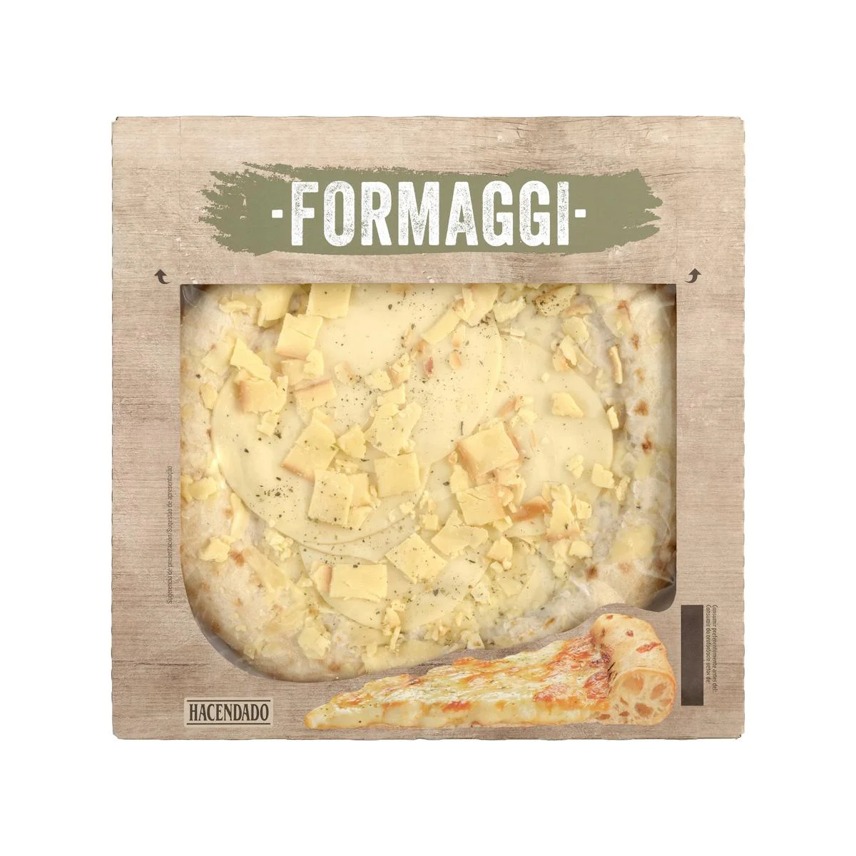 Pizza Formaggi Hacendado 4 formatges