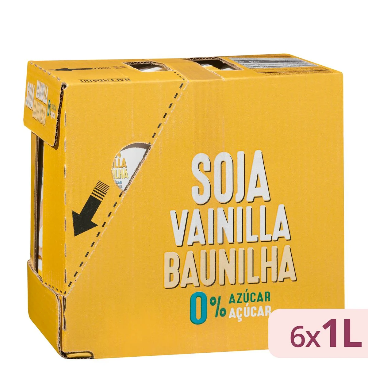 Vanille-Sojadrink Hacendado 0 % Zucker
