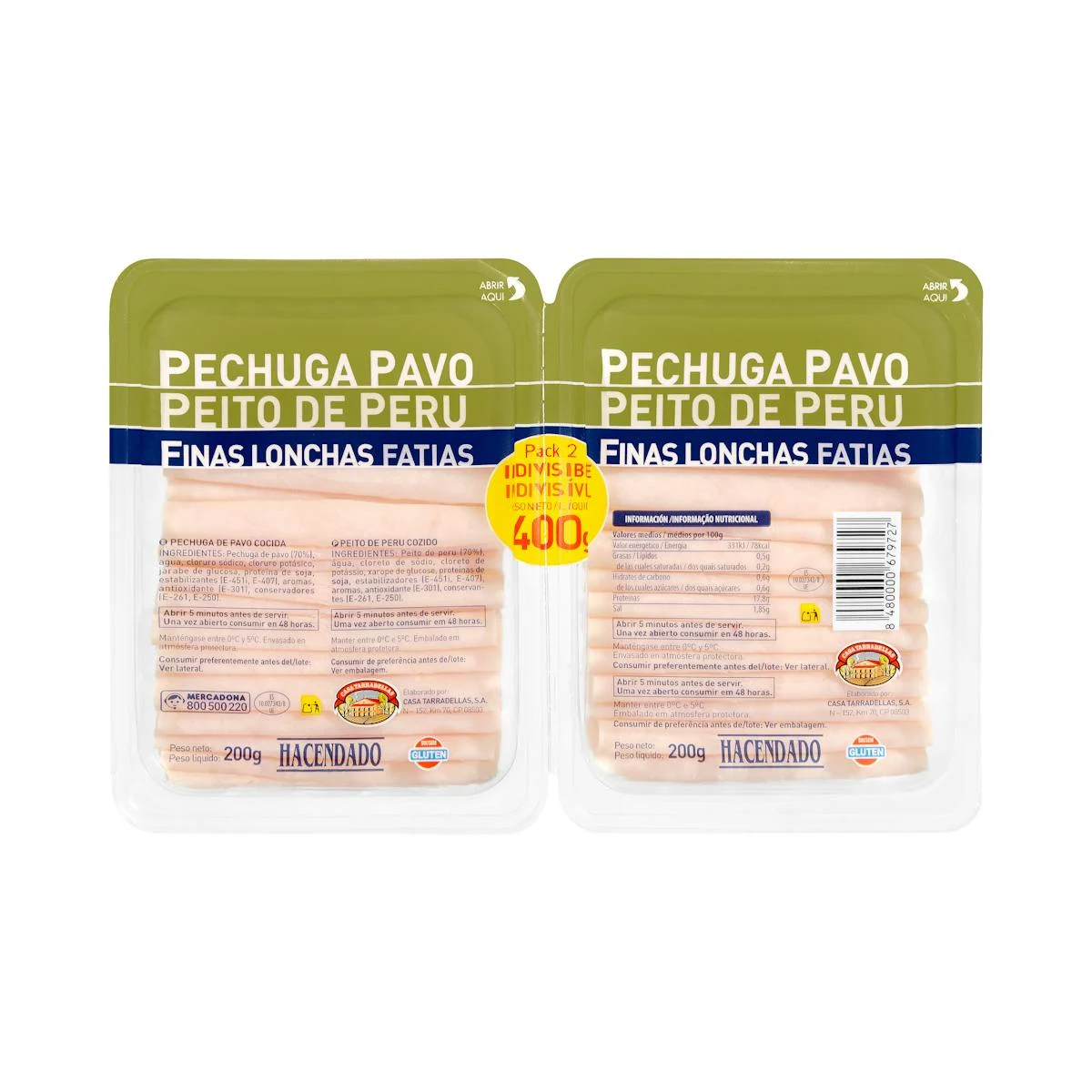 Turkey breast thinly-sliced Hacendado