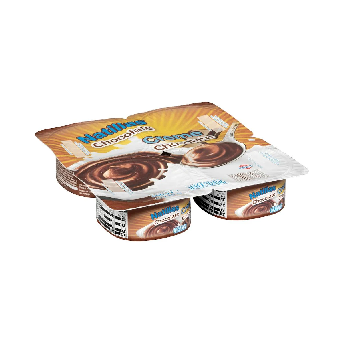 Milk chocolate custard Hacendado