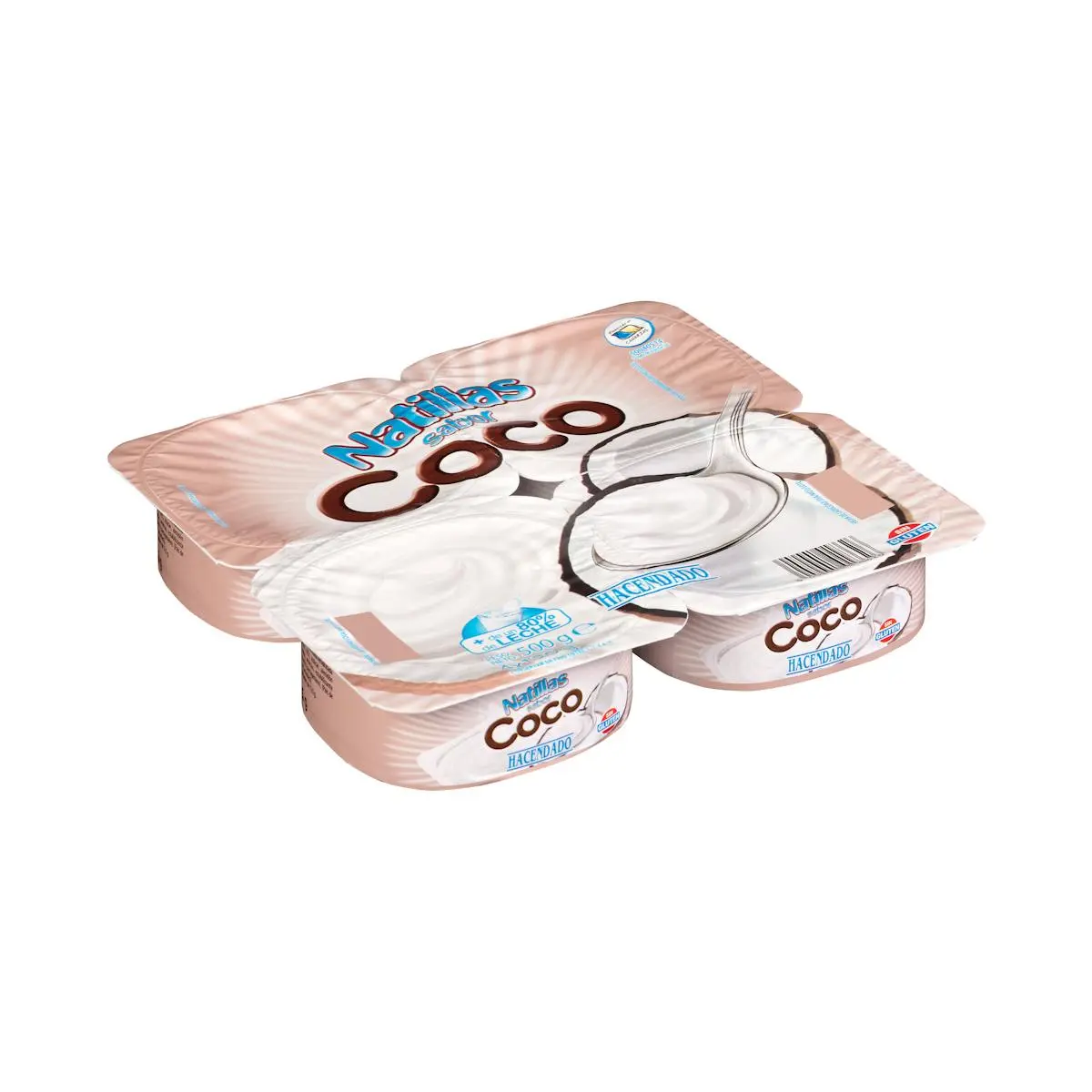 Coconut flavour custard Hacendado