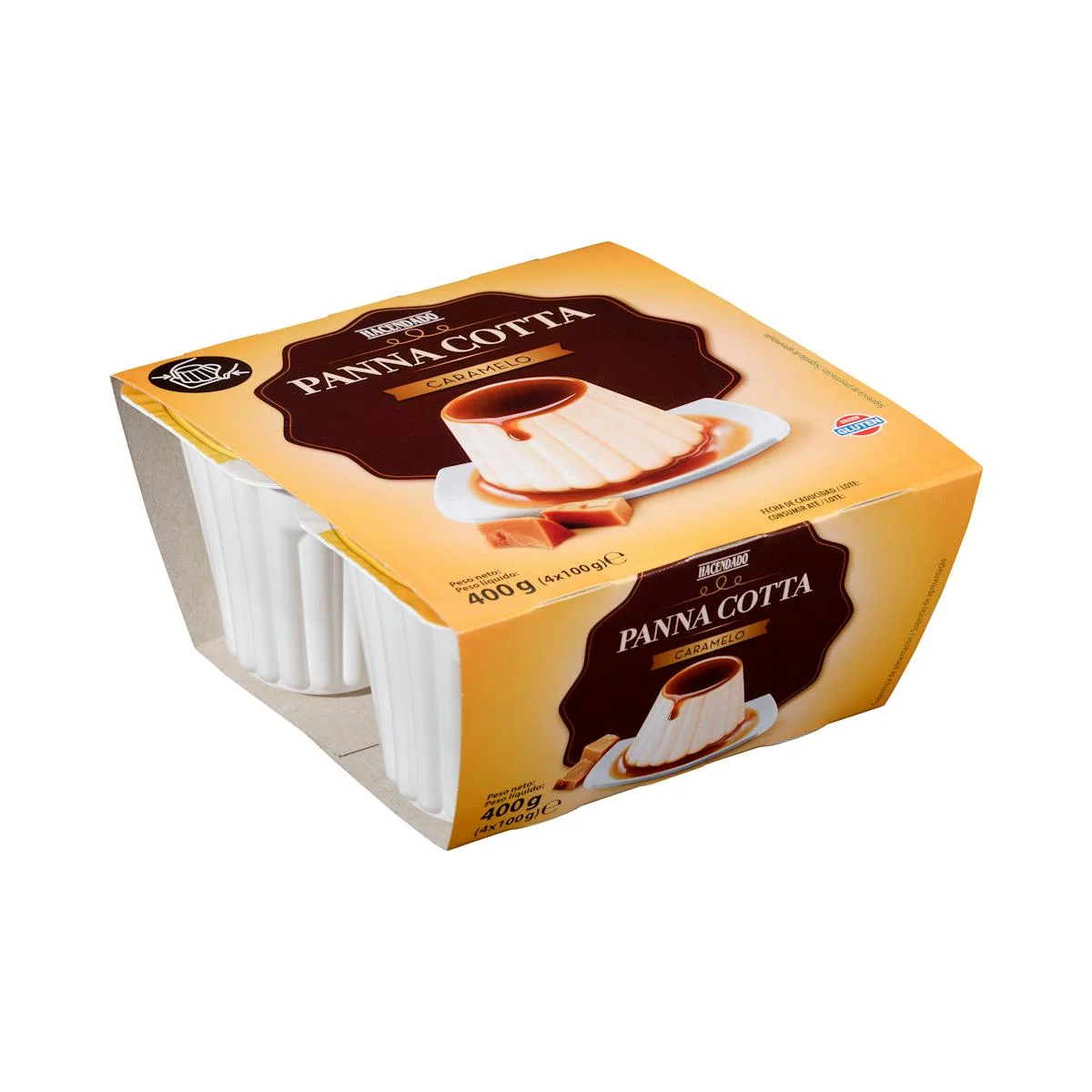 Panna cotta mit Karamell Hacendado