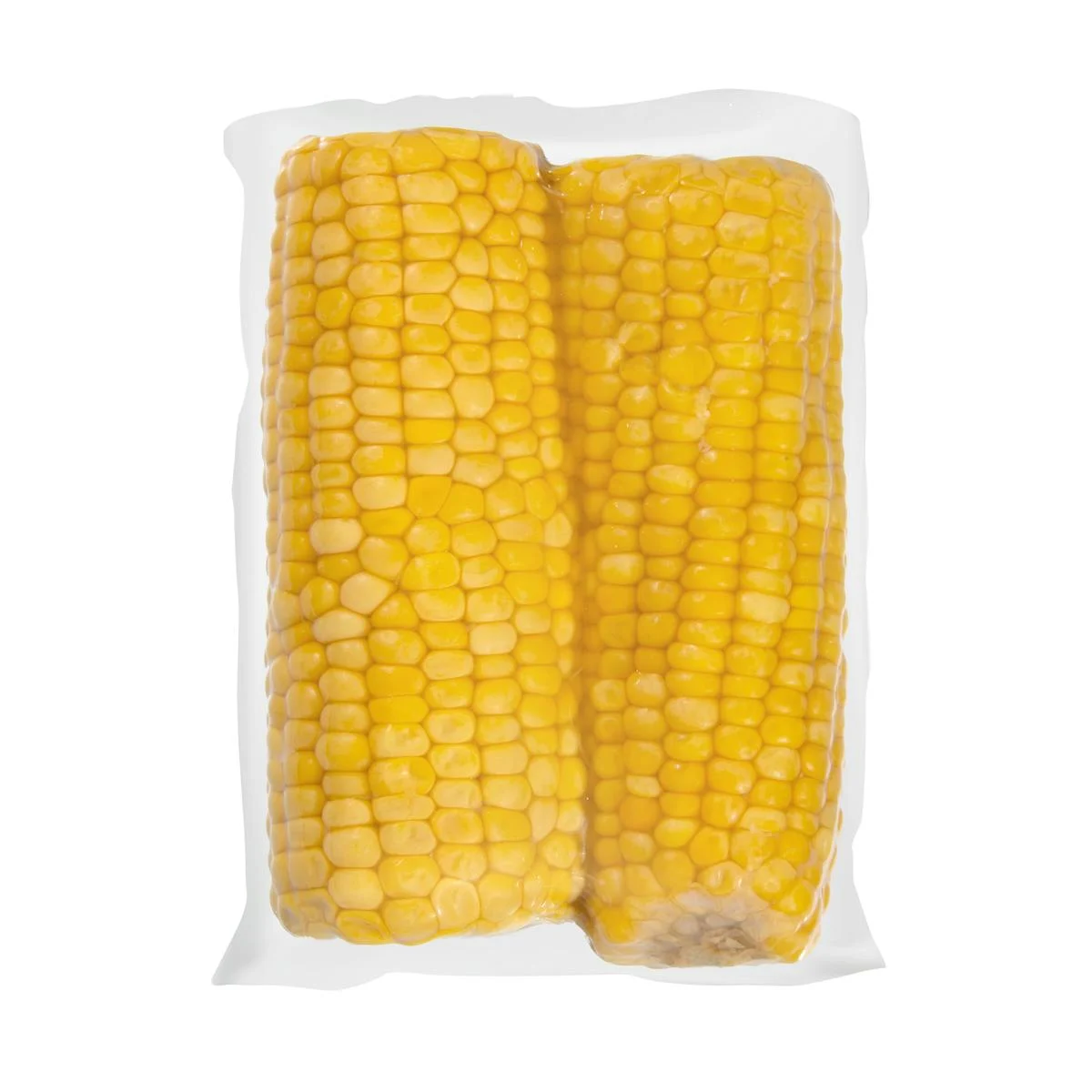 Cooked corn on the cob