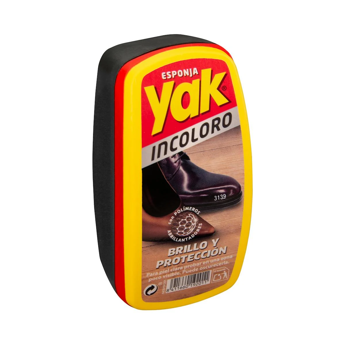Esponja de calçat incolora brillantor i protecció Yak