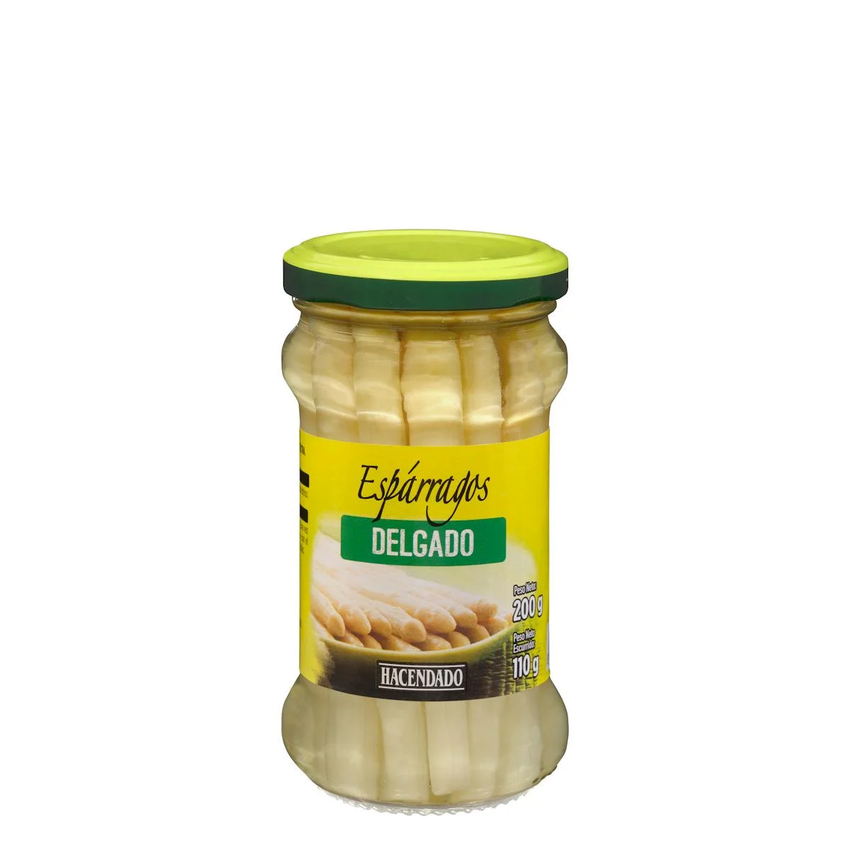 Short thin white asparagus Hacendado
