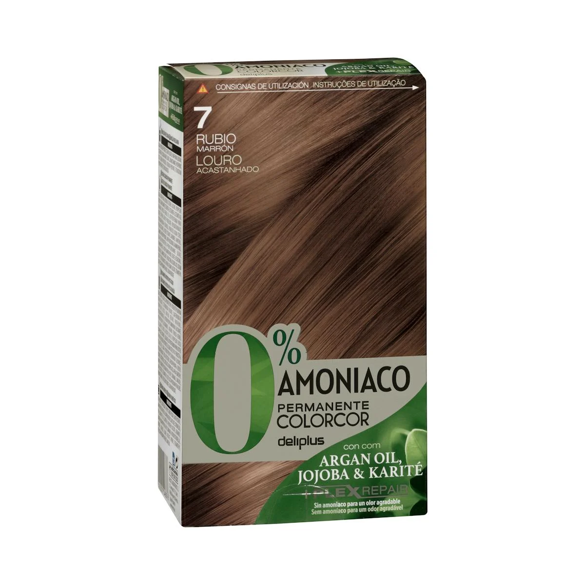 Coloració permanent 0% amoníac 7 ros Colorcor