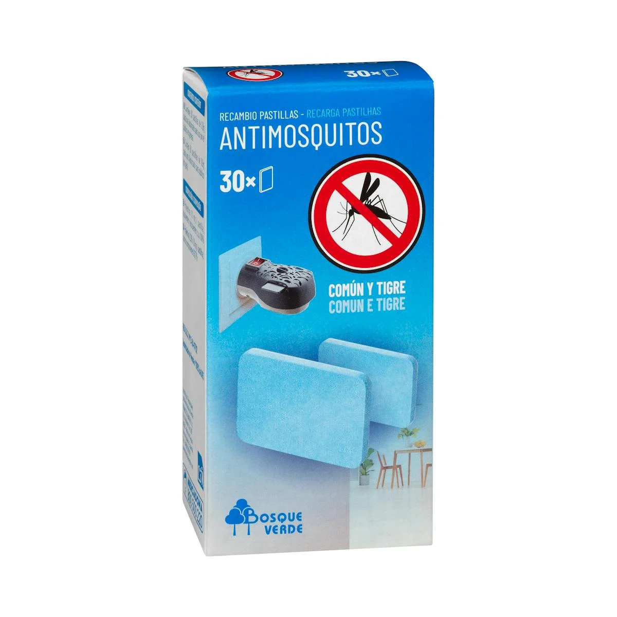 Bosque Verde electric mosquito repellent refill tablets