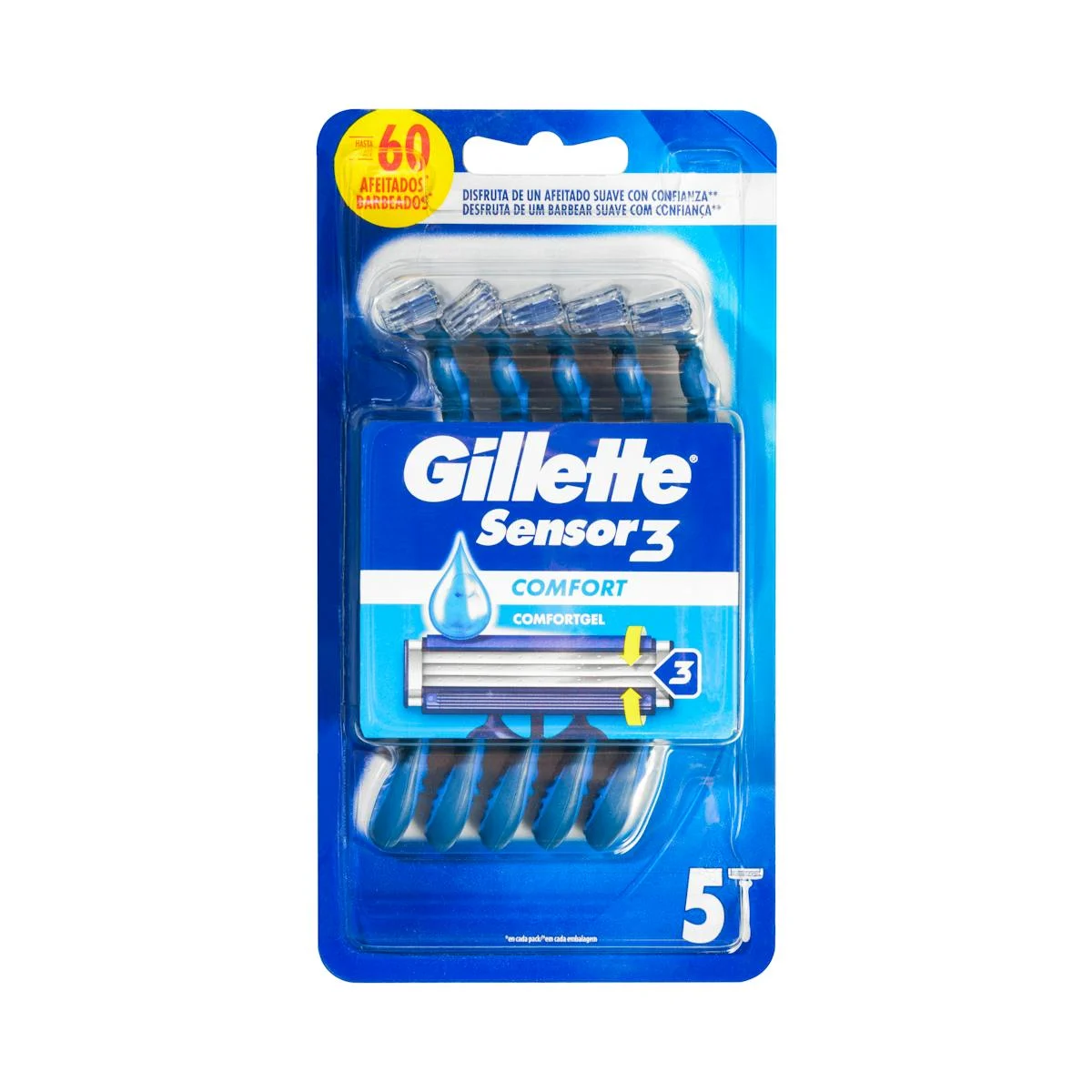 Rasoirs jetables Gillette Sensor Comfort 3 lames