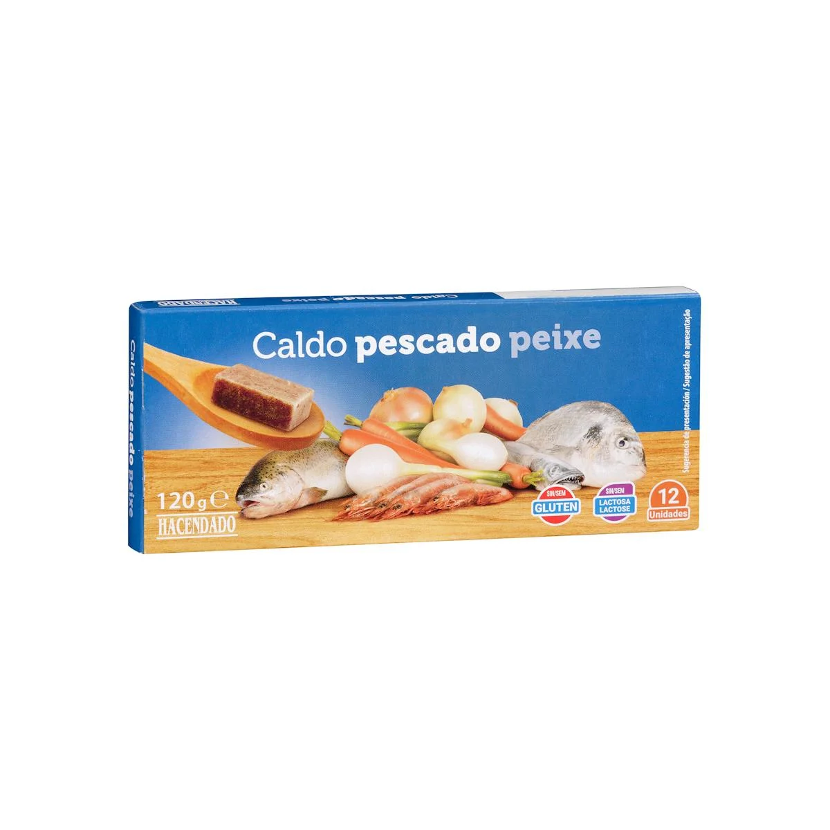 Cubes de bouillon de poisson Hacendado