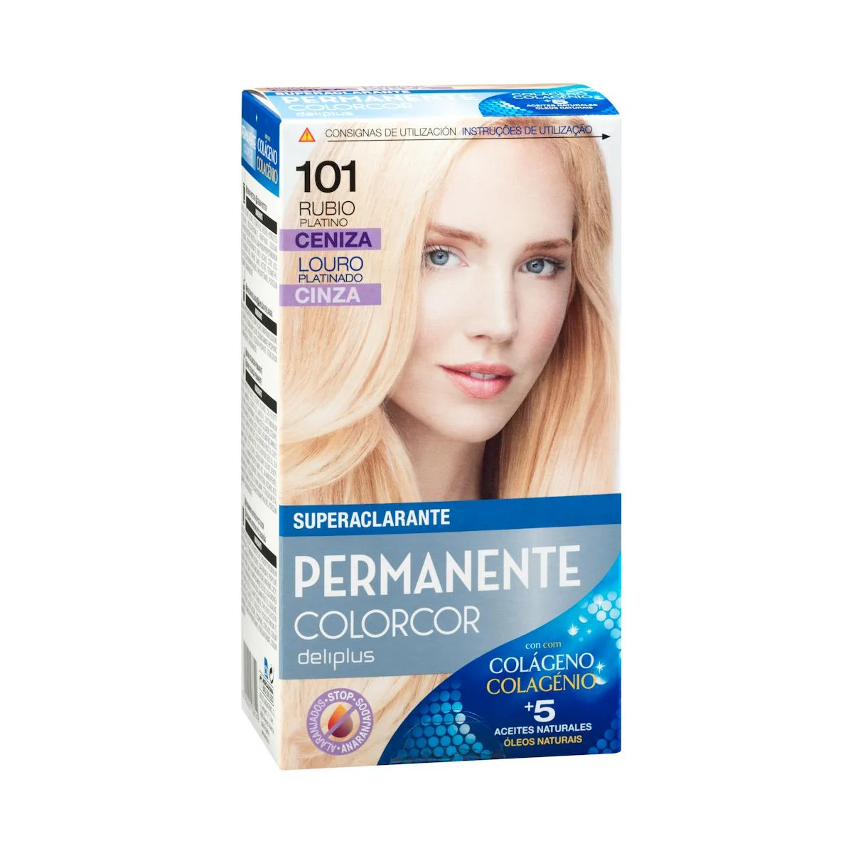 Colorcor Permanent hair dye 101 platinium ash blonde