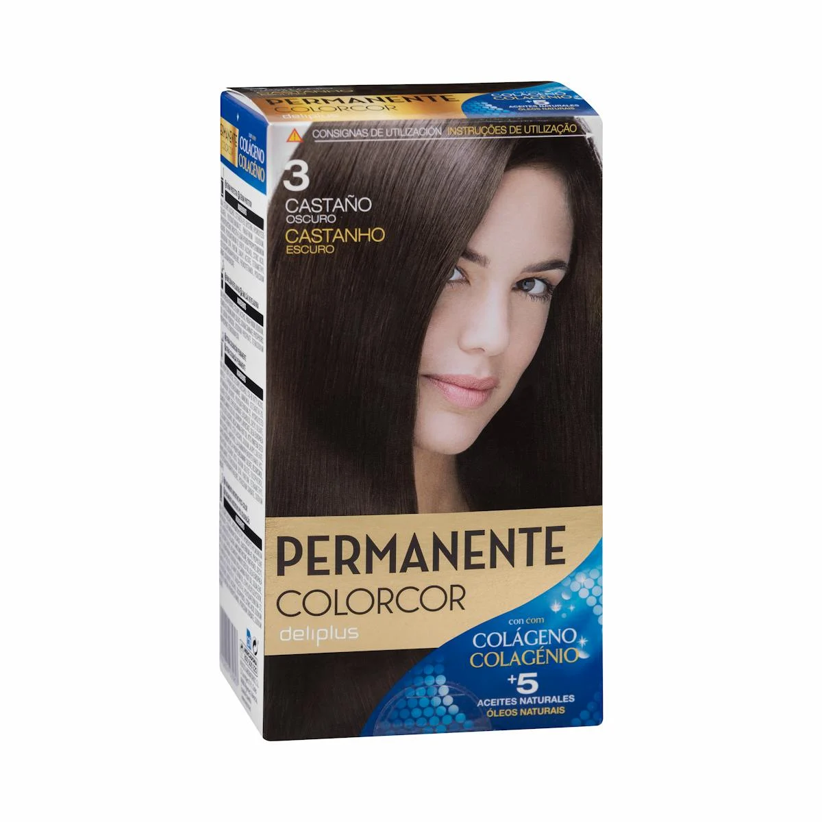 Coloració permanent 3 castany obscur Colorcor