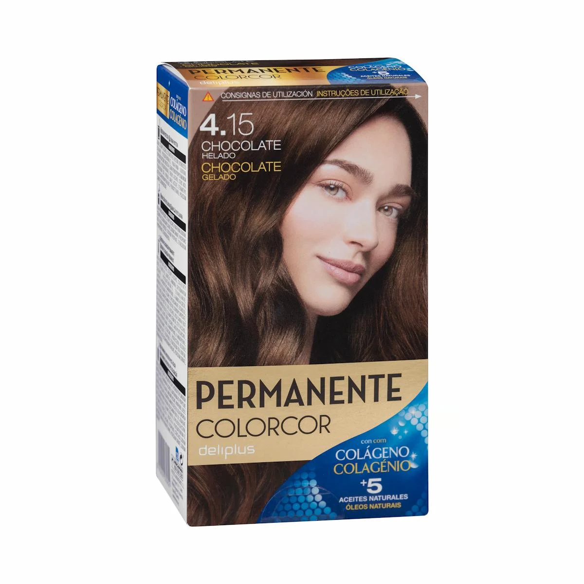 Colorcor Permanent hair dye 4.15 iced chocolate