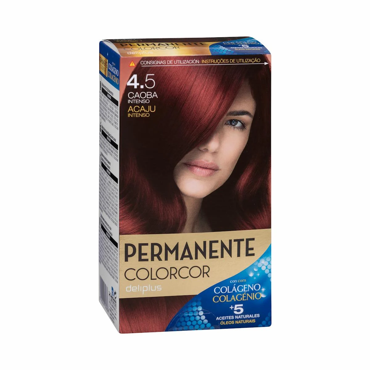 Coloració permanent 4.5 caoba obscur Colorcor