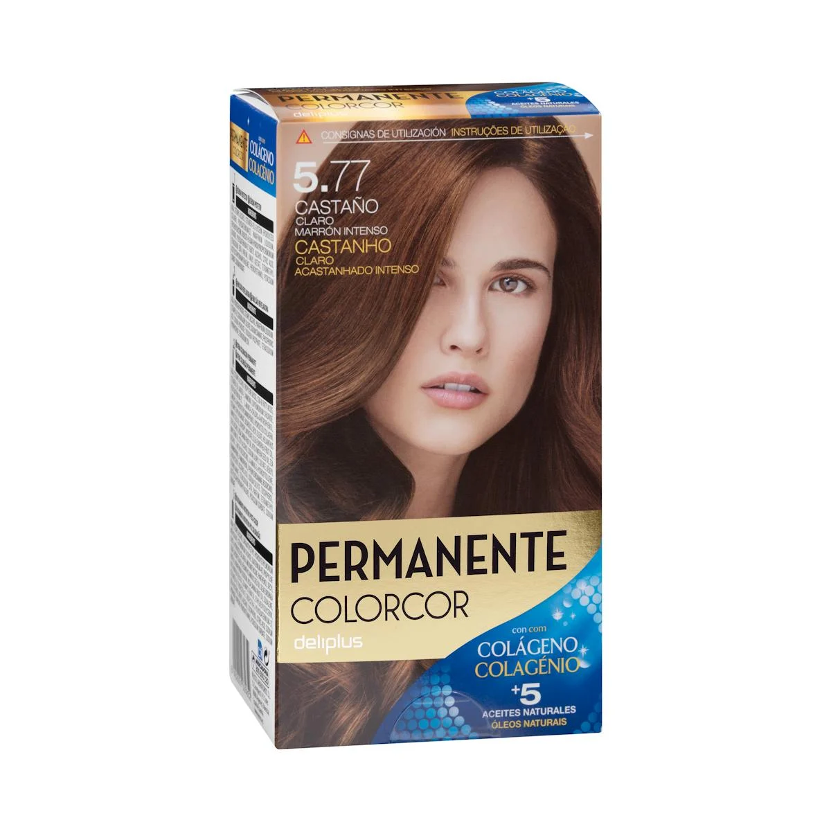 Coloració permanent 5.77 castany clar marró intens Colorcor