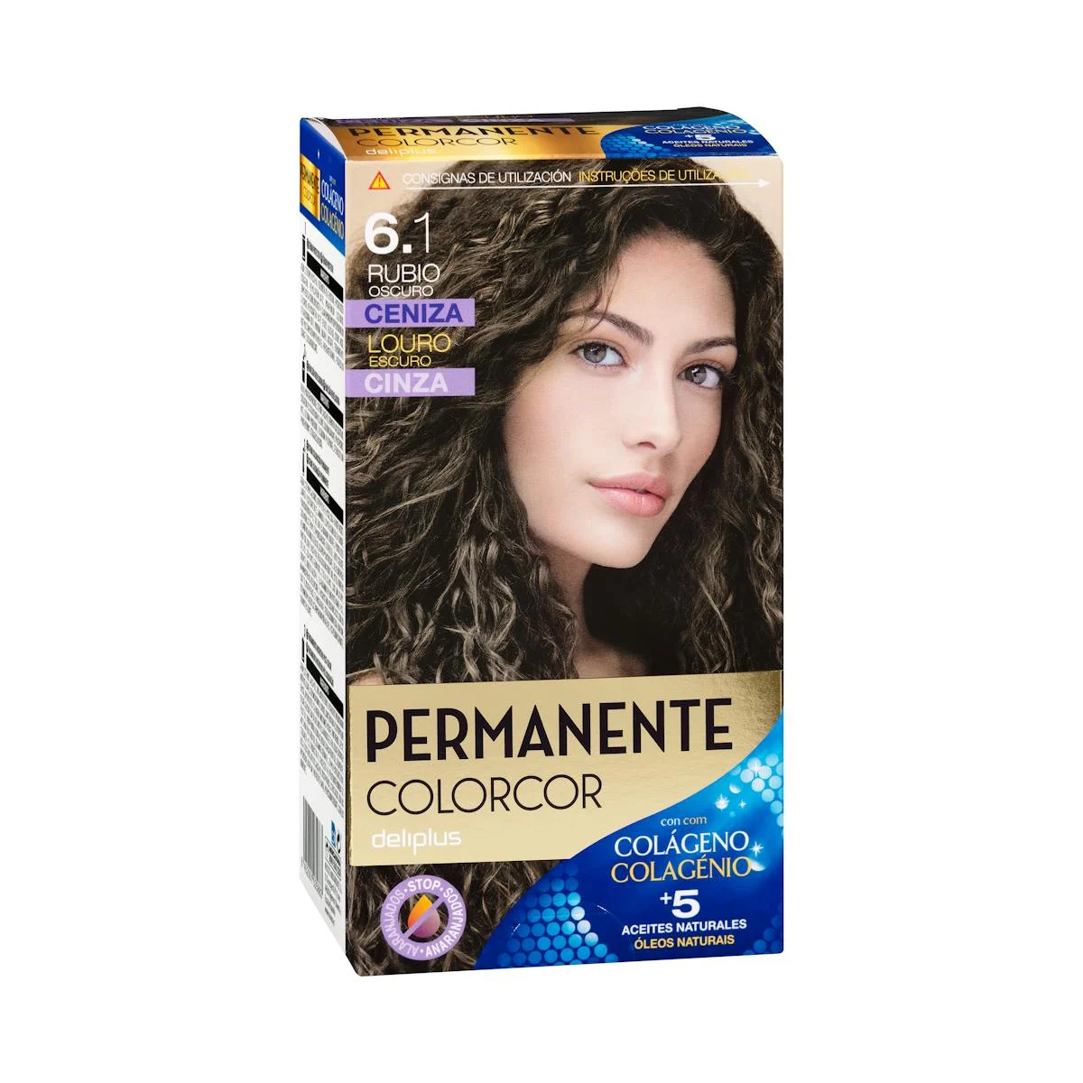 Coloració permanent 6.1 ros obscur cendra Colorcor