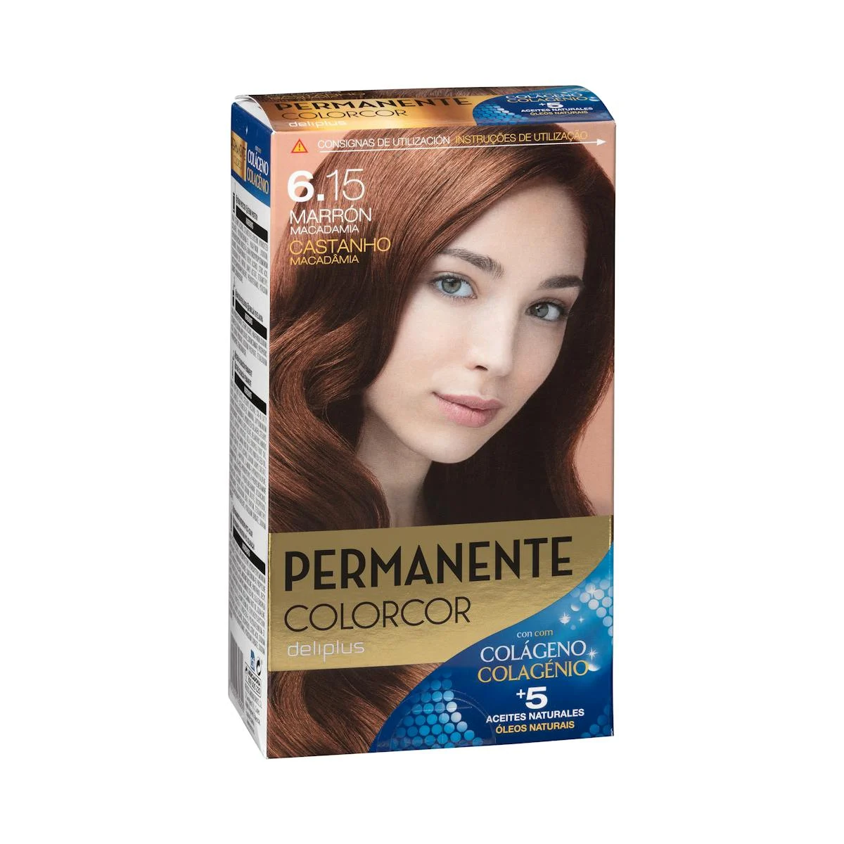 Colorcor Permanent hair dye 6.15 macadamia brown