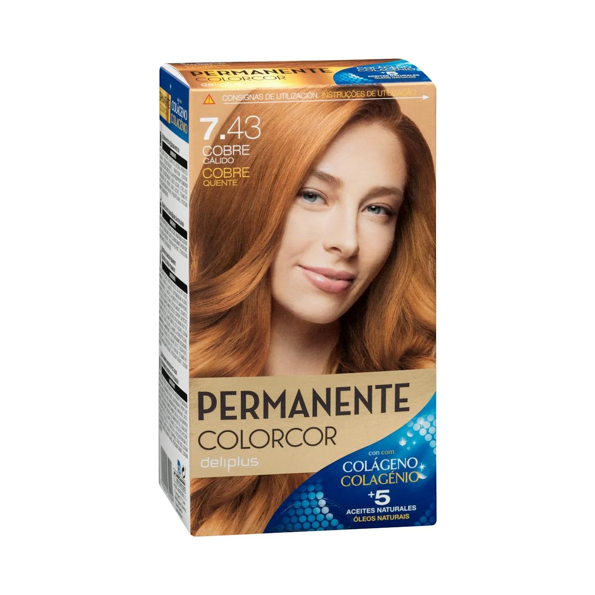 Coloració permanent 7.43 coure càlid Colorcor