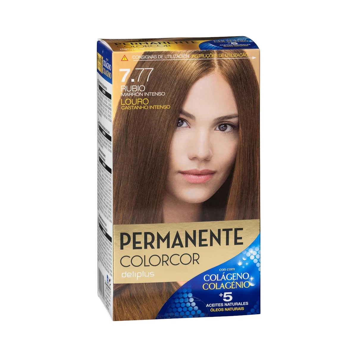 Coloració permanent 7.77 ros marró intens Colorcor