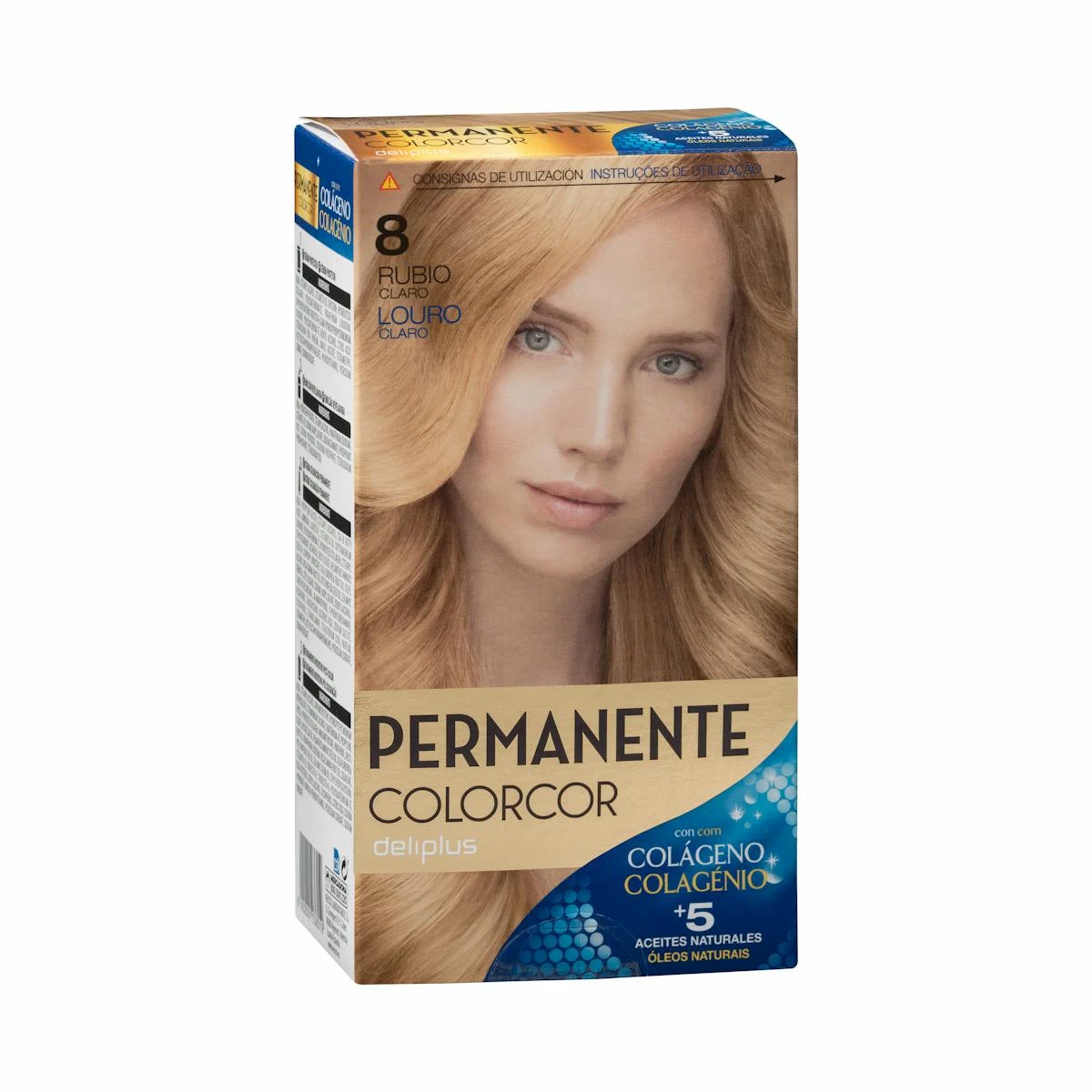 Coloració permanent 8 ros clar Colorcor