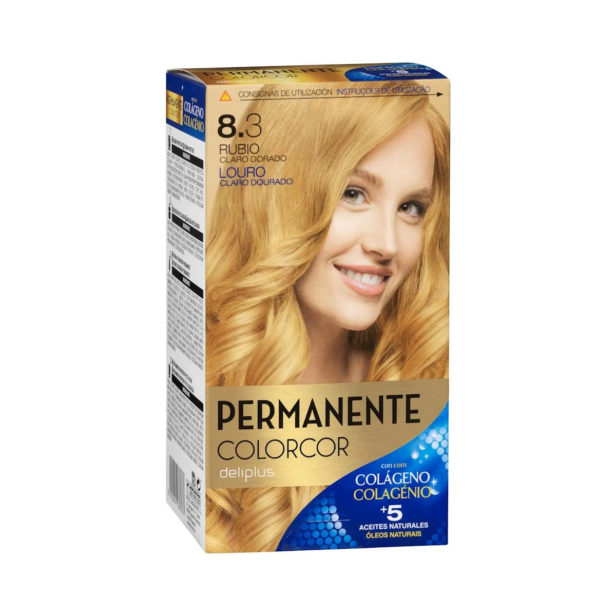 Colorcor Permanent hair dye 8.3 light golden blonde