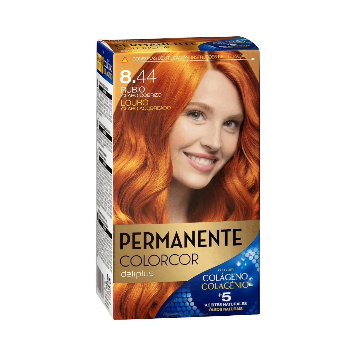 Coloració permanent 8.44 ros clar rogenc Colorcor