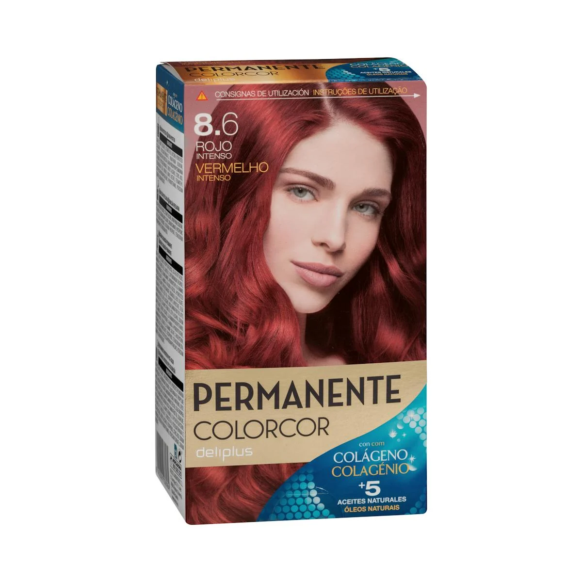 Colorcor Permanent hair dye 8.6 intense red