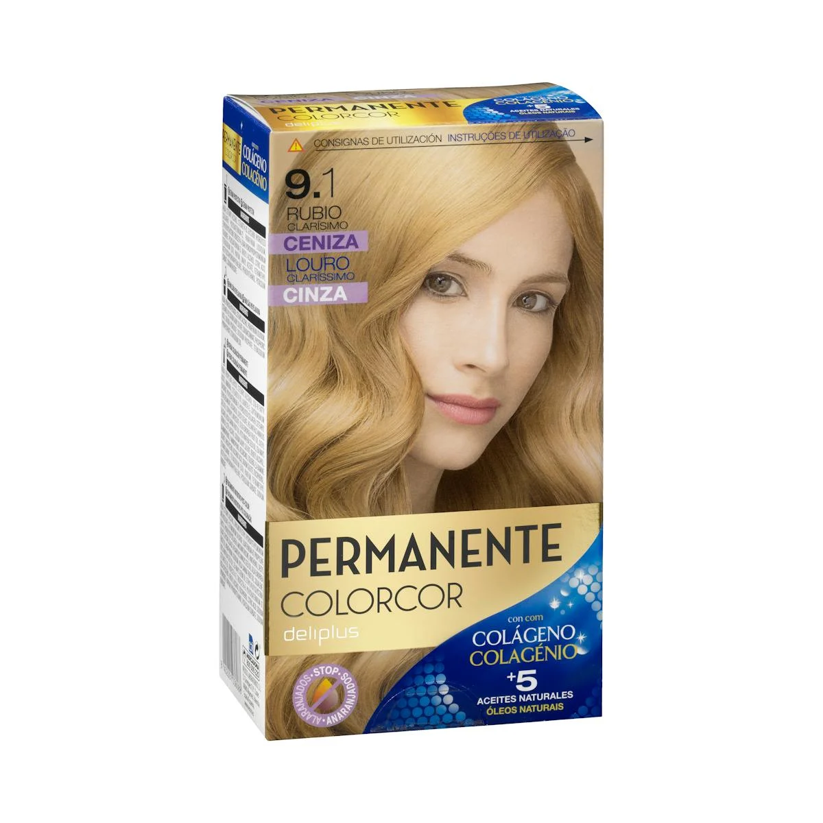 Coloració permanent 9.1 ros claríssim cendra Colorcor