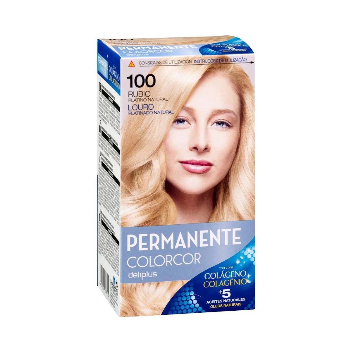Coloració permanent 100 ros platí natural Colorcor