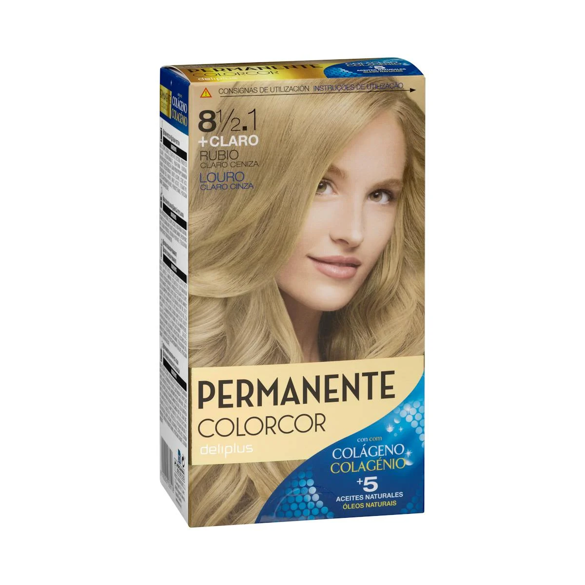 Coloració permanent 8 1/2.1 ros clar cendra Colorcor