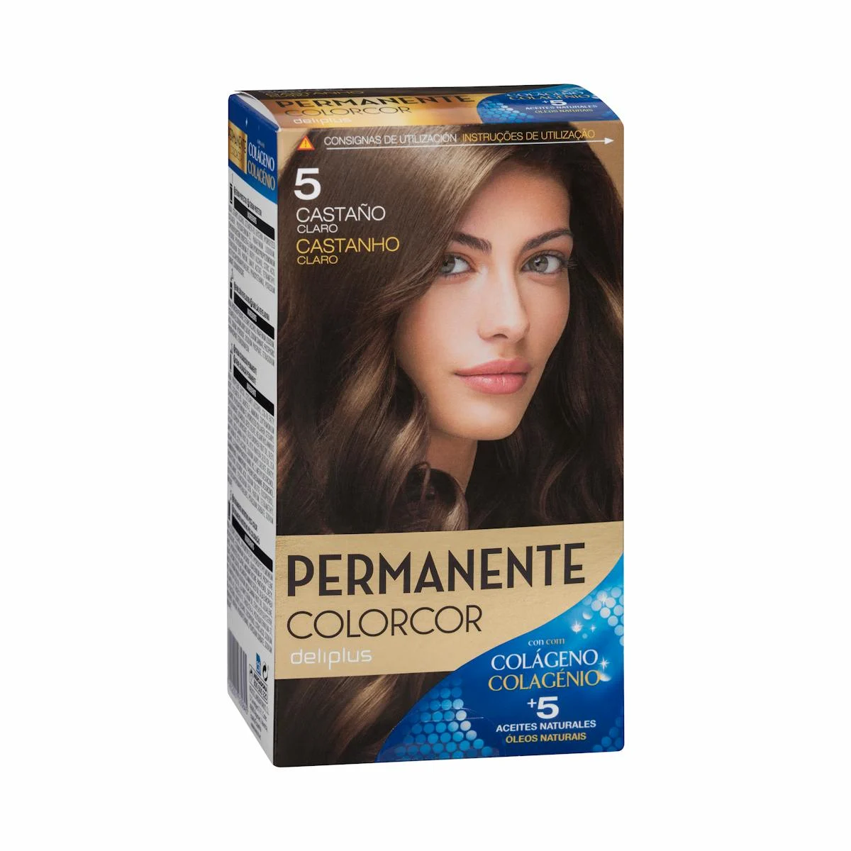 Coloració permanent 5 castany clar Colorcor