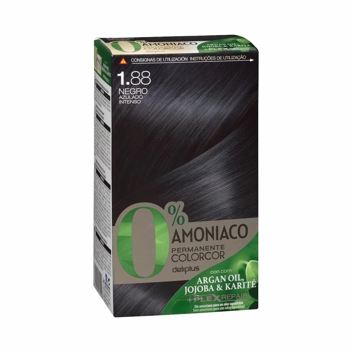 0% ammonia permanent dye 1.88 intense blue-black Colorcor