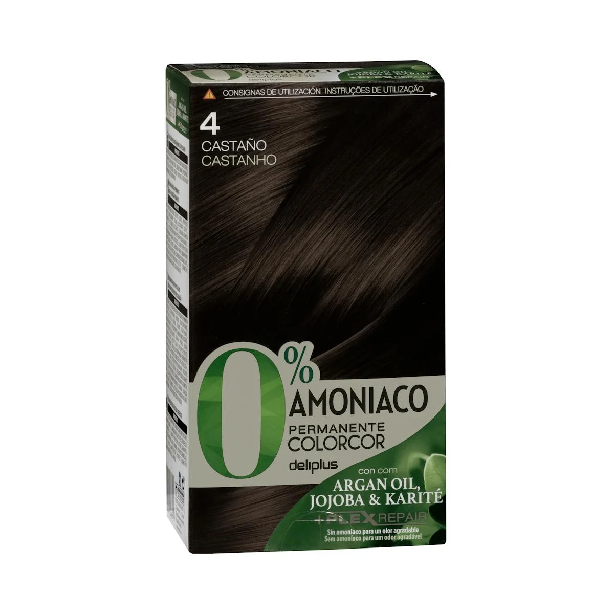Coloració permanent 4 castany 0% amoníac Colorcor