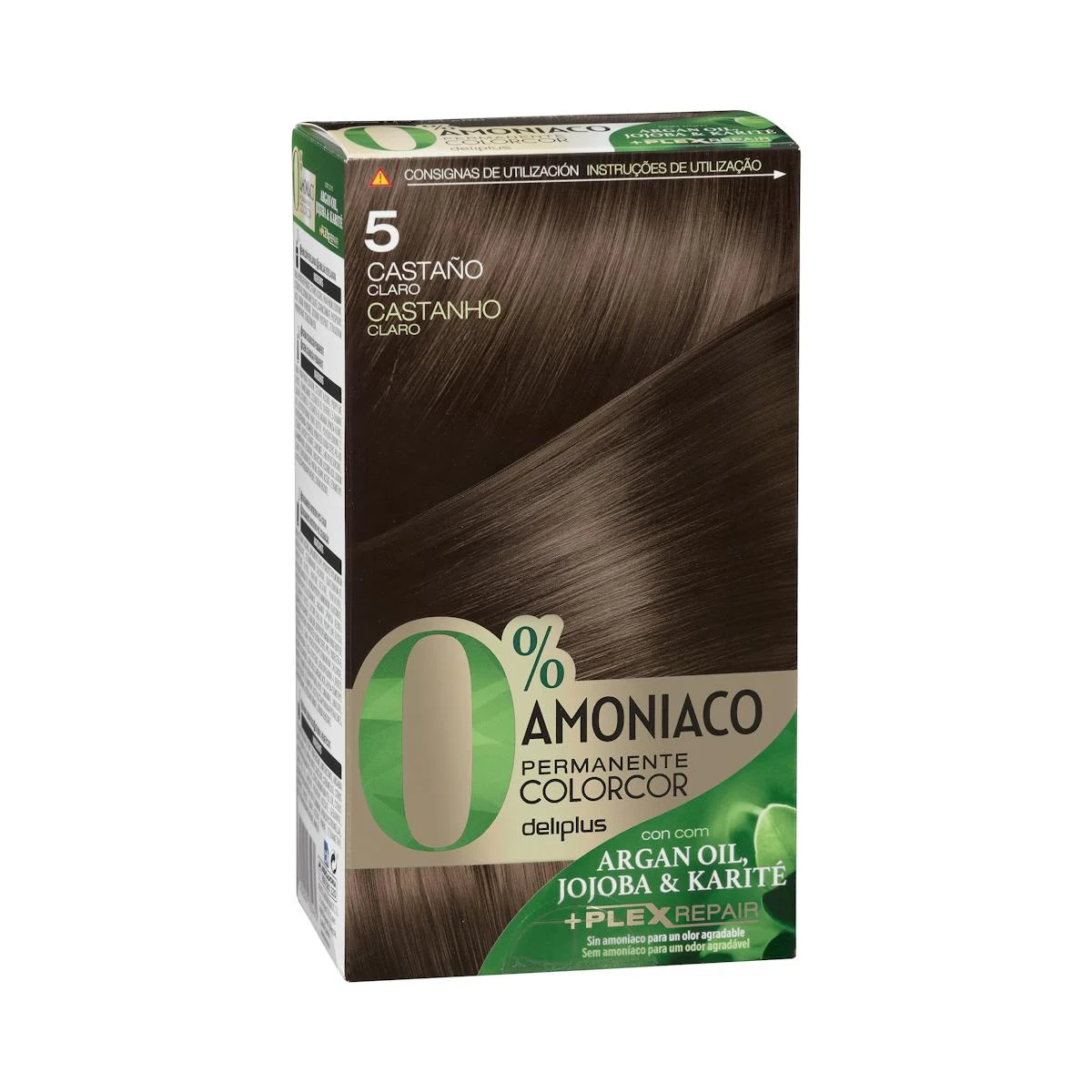 Coloració permanent 0% amoníac 5 castany clar Colorcor
